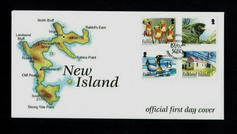 Falkland Islands: 2003 Off-Shore Islands, New Island, First day cover. 