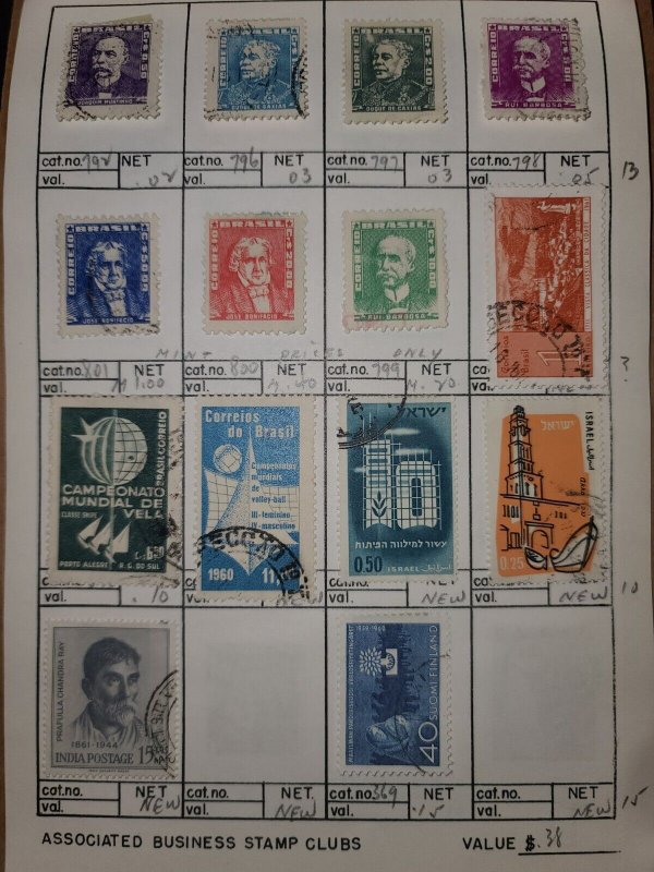 Dealer Stamp Approval Book Mixed Countries
