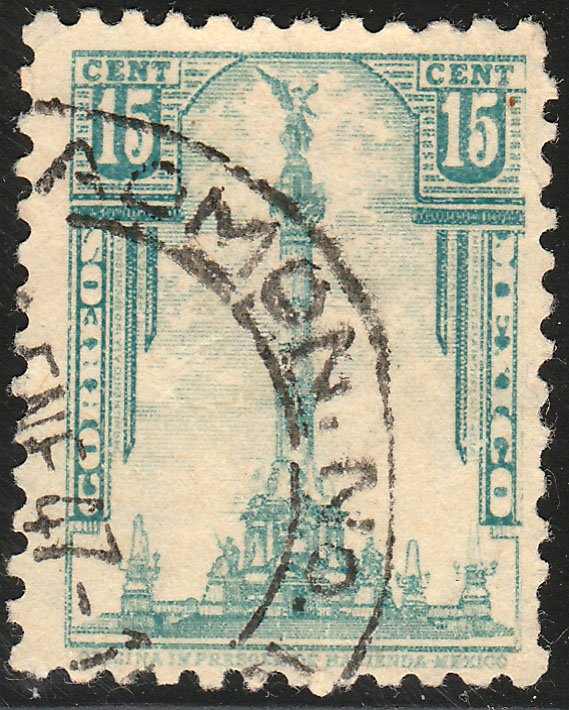 MEXICO 795A 15cents 1934 Definitive wmk S.H.C.P. (272) Used. F-VF. (1012)