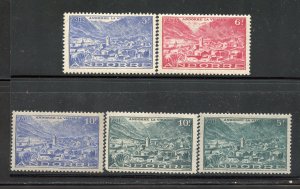 Andorra,  French lot Mint Hinge.  5