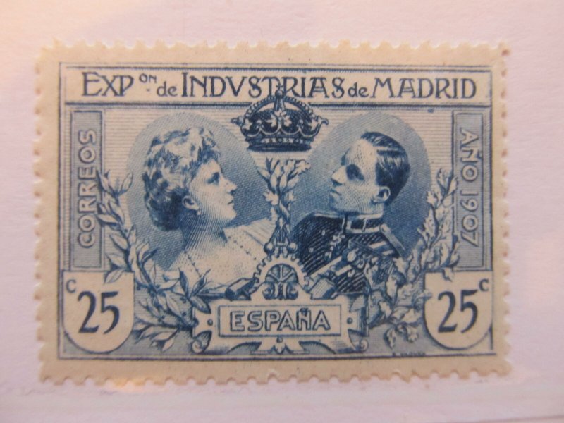 Spanien Espagne Spain 1907 25c Madrid Industrial Exposition fine MNH** A5P3F255