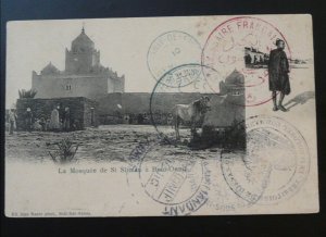 postcard with military postmarks Algeria 1910