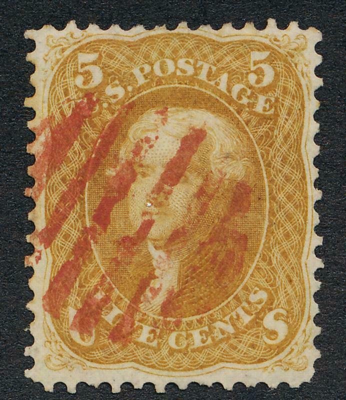 UNITED STATES (US) 67 USED F-VF LIGHT CANCEL WITH PFC