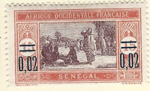 Senegal Sc #128 F-VF Mint OG hr French Colonies are Hot!