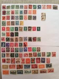 Early German 100+ stamps - Lot C