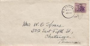 United States Ships 3c NRA 1933 U.S.S. Richmond Type 6 CL 9 to Chattanooga, T...