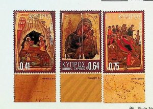 CYPRUS Sc 1222-24 NH ISSUE OF 2014 - CHRISTMAS - (JS23)