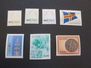 Aland Finland 1984 Sc 2-4,7.9,17,20 MNH
