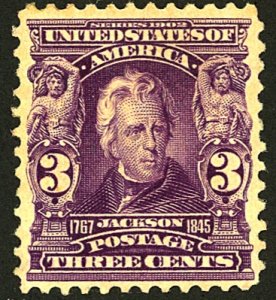 U.S. #302 MINT Dist Gum HR 