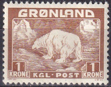 Greenland #9  MNH  CV $5.00 (V4906)