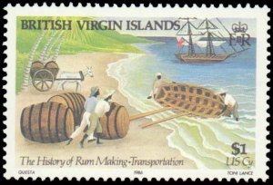 Virgin Islands #541-544, Complete Set(4), 1986, Never Hinged