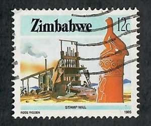 Zimbabwe #499 used single