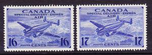 CANADA 1942-43  AIR POST SPECIAL DELIVERY  MH  Sc CE1/2