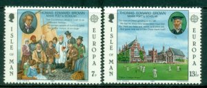 Isle of Man 1980 EUROPA Stamps - Famous People MUH