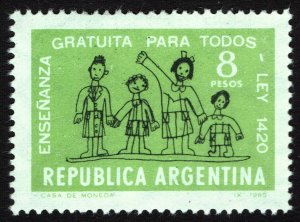 Argentina #786  MNH - Public Education Law (1965)