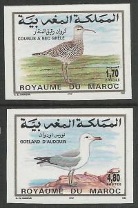 Morocco 1994 Water Birds Set #786-87 IMPERF VF-NH