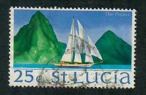 St. Lucia #269 used single