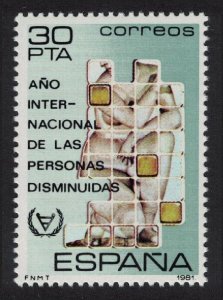 Spain Intl Year of Disabled Persons 1981 MNH SG#2639