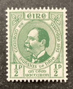 Ireland 1943 #124, Douglas Hyde, MNH.