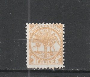 Samoa  Scott#  13g MH  (1897 Palms)