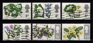 Great Britain 1967 British Wild Flowers, Set [Used]