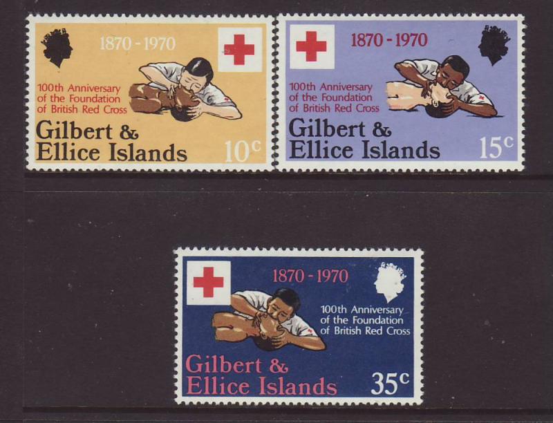 1970 Gilbert & Ellice Is Red Cross Set Mint