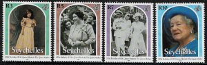 Seychelles #815-8 MNH Set - Queen Mother's 100th Birthday