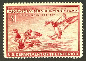 U.S. #RW13 MINT OG LH