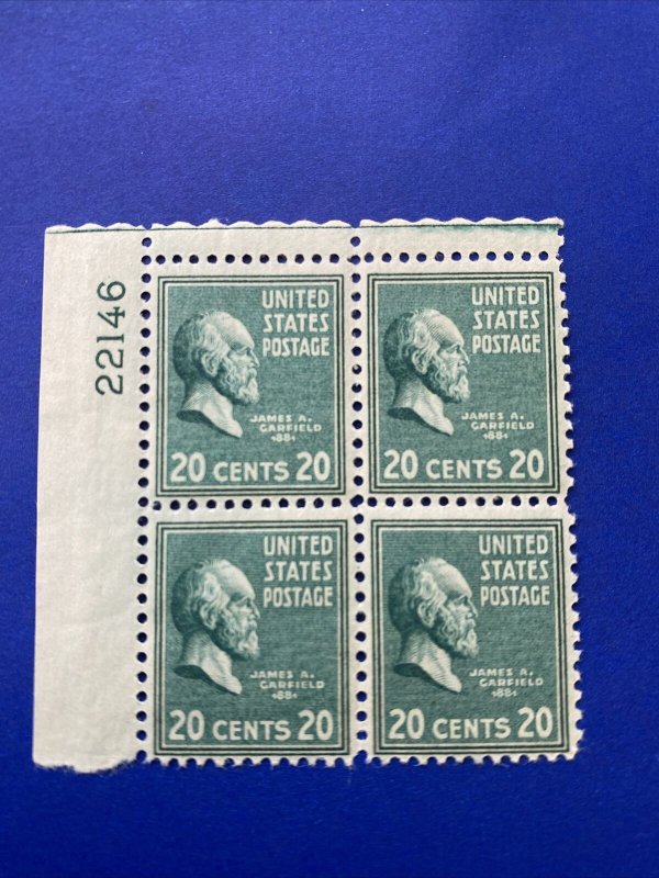 US Stamps-SC# 825 - Plate Block Of 4 - MH - SCV = 5.50