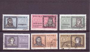 Poland  Scott#  979-984  Used