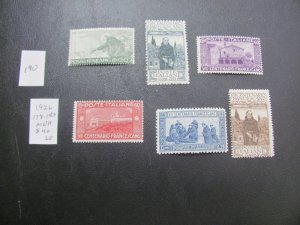 ITALY 1926 MNH SC 178-183 SET  VF $40 (190)