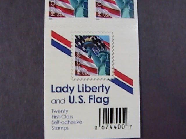 U.S.# 3972a-MNH-- BOOKLET OF 20--FLAG AND LADY LIBERTY--2005