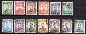Southern Rhodesia #42-54 cpl set of kings