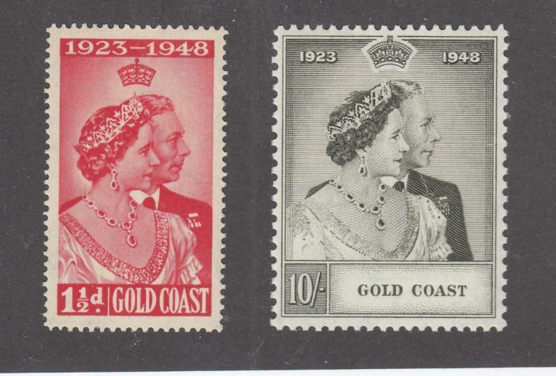 GOLD COAST VF-MNH KGV1 SILVER WEDDING PO FRESH