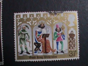 ​GREAT BRITAIN -12 VERY OLD CHRISTMAS STAMPS USED-VF WE SHIP TO WORLD WIDE