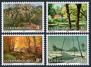 Luxembourg 667-670,MNH.Michel 1046-1049. Landscape paintings,1982.Seimetz,Blanc,