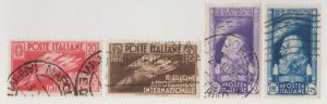 Italy Scott #345-348 Stamps - Used Set