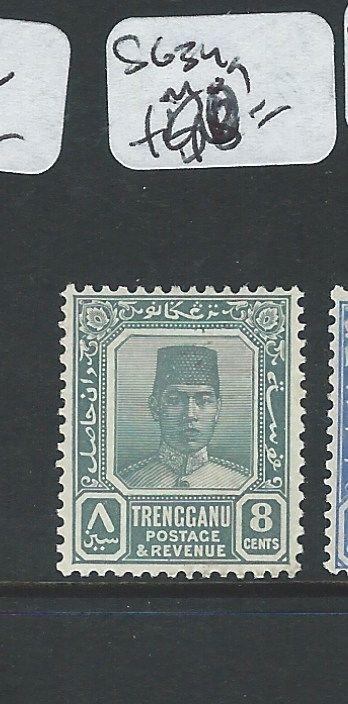 MALAYA TRENGGANU (P0810B) SULTAN 8C  SG 34A  MOG