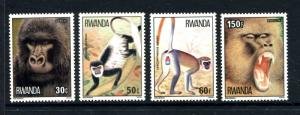 Rwanda 857-864, MNH, Animals 1978. x22743