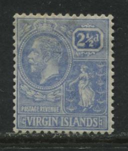 Virgin Islands KGV 1922 2 1/2d mint o.g.