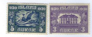 Iceland SC152-153 Mint F-VF..Worth a Look!