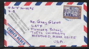 Just Fun Cover Guatemala #C334 Airmail cover (3356)