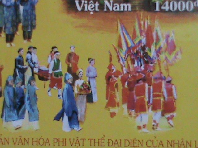 VIETNAM 2015-SC#3526 WORSHIP OF HUNG KINGS UNESCO CULTURAL HERITAGE-S/S MNH-VF