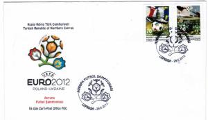 TURKISH CYPRUS 2012 - UEFA FOOTBALL - FDC