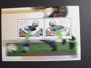 GUINEA BISSAU-2002-WORLD CUP SOCCER-  MNH S/S SHEET-VF WE SHIP TO WORLD WIDE