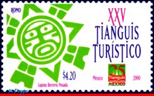 2183 MEXICO 2000 - 25TH TRAVEL TRADE SHOW TIANGUIS, TOURISM, MI# 2833, MNH