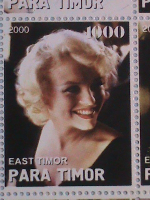 COLORFUL SEXY MARILYN MONROE MINT MINI SHEET.FROM TIMOR