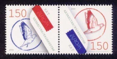 Kazakhstan Sc# 575 MNH Europa 2008 (Pair)