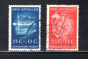 Netherlands Antilles #B18-B19  VF, Used, Partial Set, CV $8.75 ... 4210225