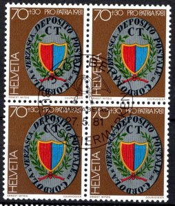 Switzerland Scott # B482, used, b/4